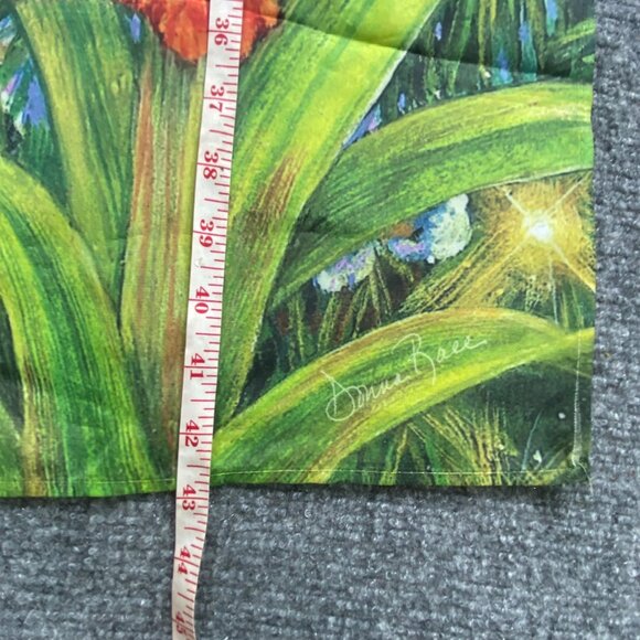 Christmas Dog & Cat House Flag By Donna Race Evergreen 2012 43x29 Peaceful Pets - Picture 6 of 10